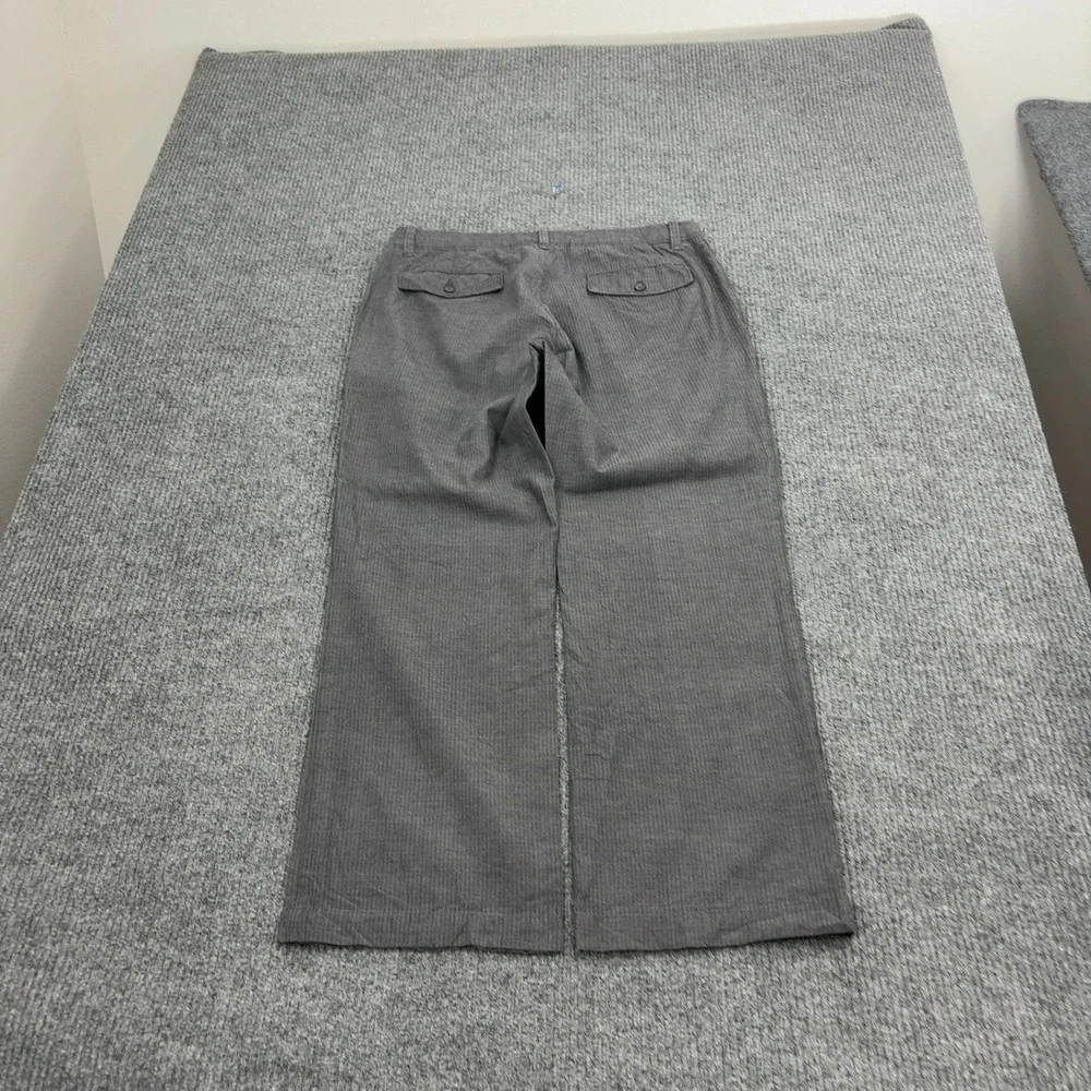Banana Republic Pants Mens 34x30 Gray Cotton Wool Herringbone Boot Fit Casual